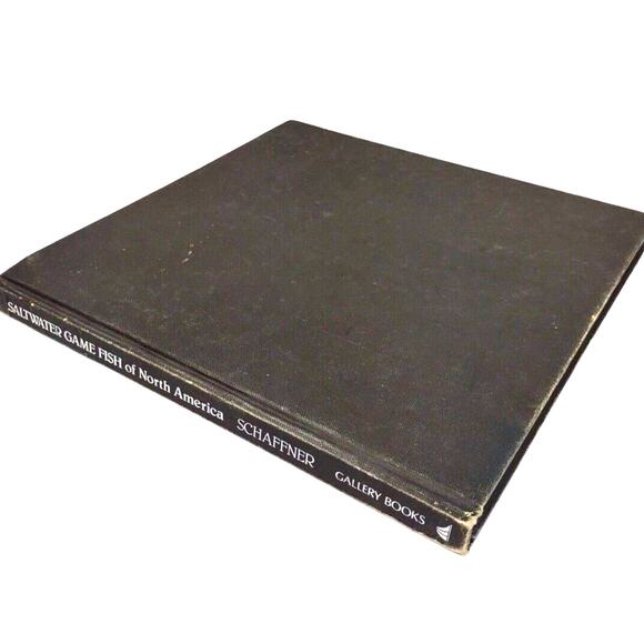 Saltwater Game Fish of North America Book Herbert A. Schaffner 1989 Hunting VTG - Picture 3 of 12